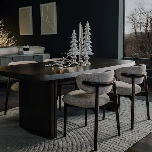 Nickel Branch with 5 tealights Christmas Candle Holder at EZ Living Furniture.