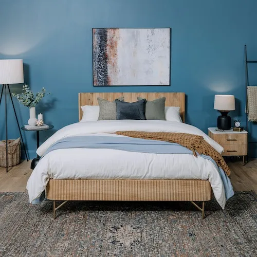 Fluting Slatted 6ft Bed Frame at EZ Living Furniture.