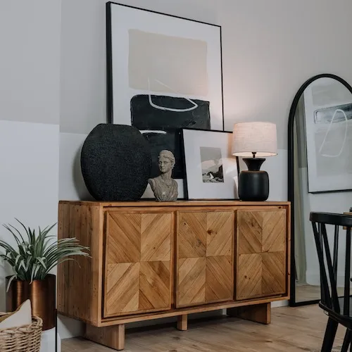 Baltimore 2 Door Reclaimed Pine Sideboard at EZ Living Furniture.