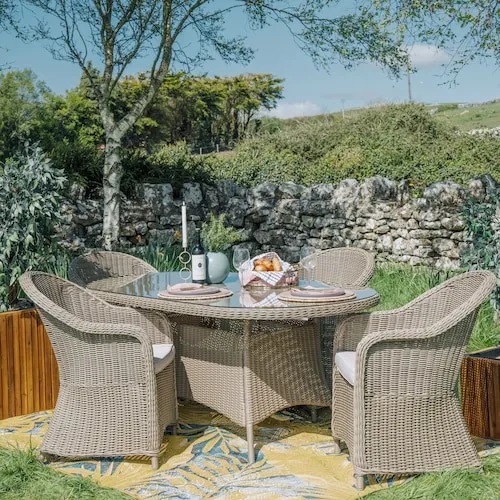 Seville Oval Outdoor Dining Table at EZ Living Furniture.