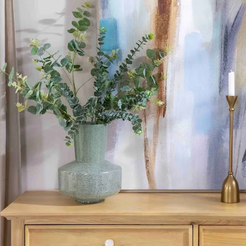 Trasmos Large Grey Green Glass Vase at EZ Living Furniture.