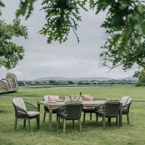 Montepellier Acacia Table & Chairs Outdoor Set