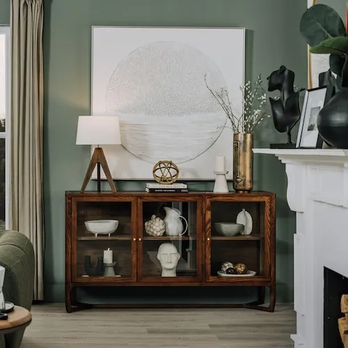 Cameo 3 door brown ash sideboard from EZ Living Furniture.