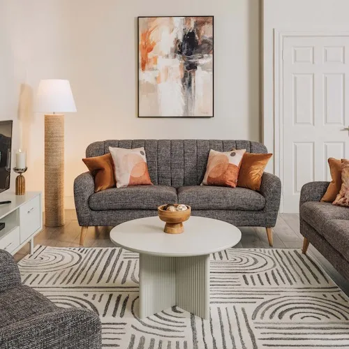 Orlando Ivory Grey Rug 200cm x 290cm at EZ Living Furniture.
