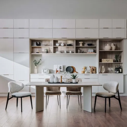 Palma 200cm Off White Dining Table at EZ Living Furniture.
