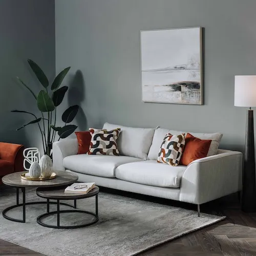 Abbey Beige Extra Large Sofa from EZ Living Furniture.