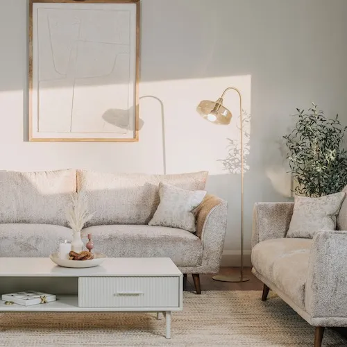 Alisha Bronze & Gold Floor Lamp at EZ Living Furniture.