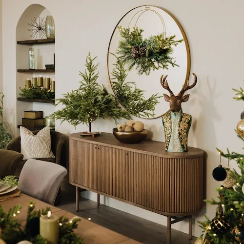 Green Interior Christmas Theme at EZ Living Furniture.