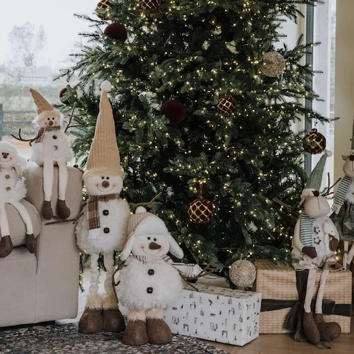 Christmas characters at EZ Living Furniture.