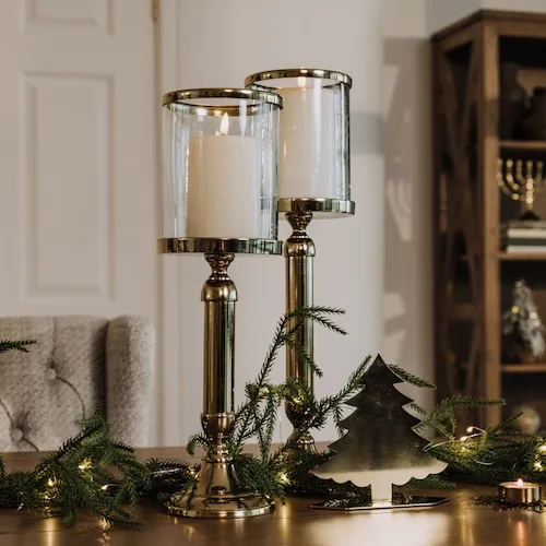 Christmas Candles and holders at EZ Living Furniture